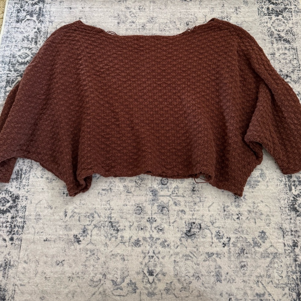 Urban Outfitters distressed crop top, y2k grunge